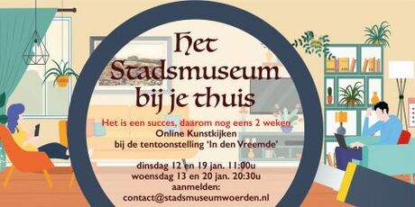 Toegift: twee extra weken 'Het Stadsmuseum bij je thuis'